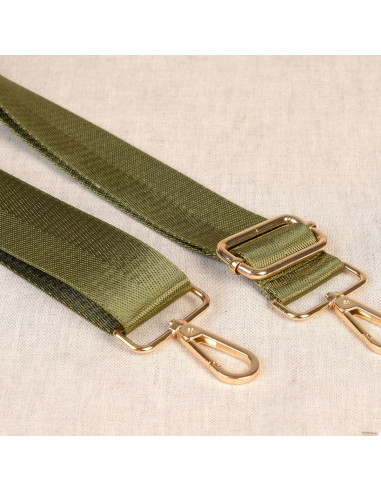 Bag strap with carabiners - Olive