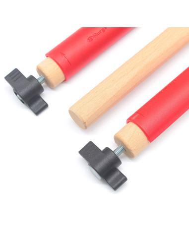 Rods with clips for 40 cm embroidery loom