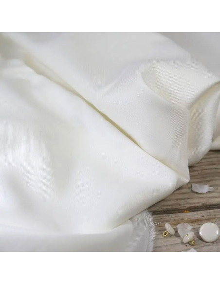 Viscose twill mother-of-pearl fabric - Églantine & Zoé