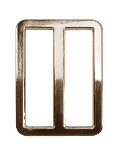 Premium metal loop buckle - Light gold 32 mm
