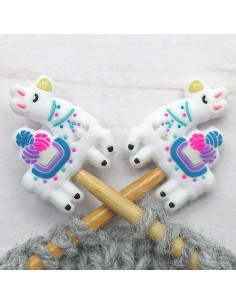 Stitch stoppers for knitting needles - Lama