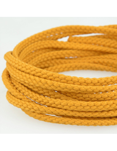 Flat cord anorak - Yellow gold