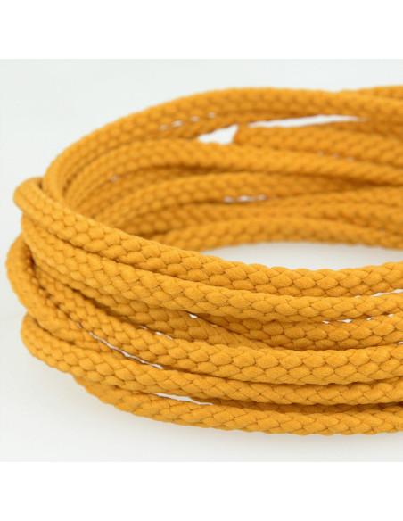 Flat cord anorak - Yellow gold