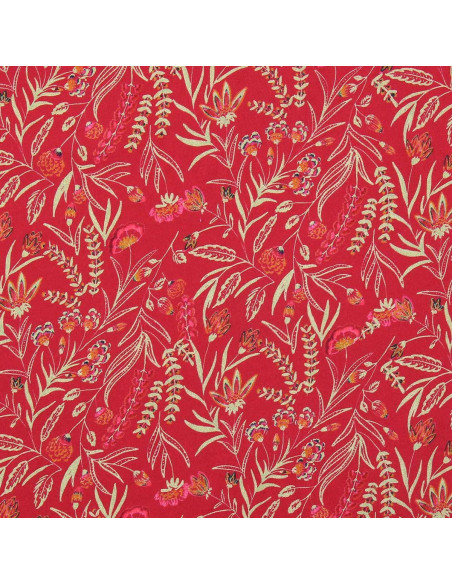 Fancy viscose fabric - Rama red and orange