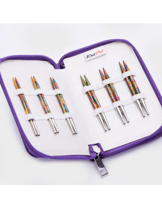 KnitPro Deluxe Symfonie Wood Short Circular Knitting Needle Set 2