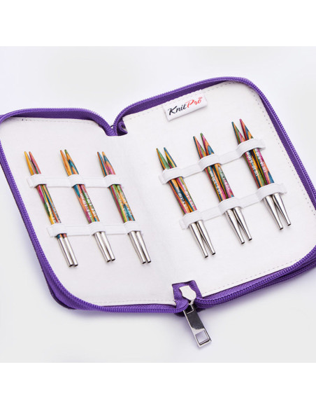KnitPro Deluxe Symfonie Wood Short Circular Knitting Needle Set