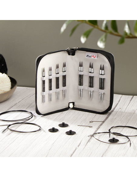 KnitPro Carbon Short Circular Knitting Needle Case