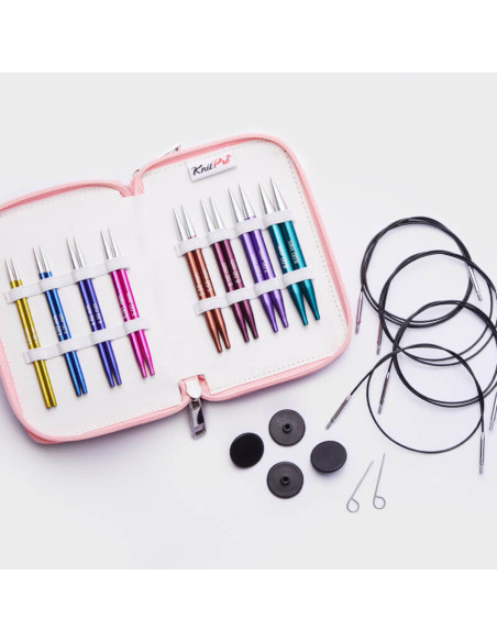 KnitPro Deluxe Zing Short Circular Knitting Needle Set