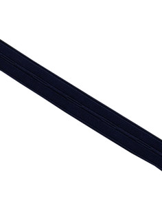 Nylon buttonhole elastic - Navy blue