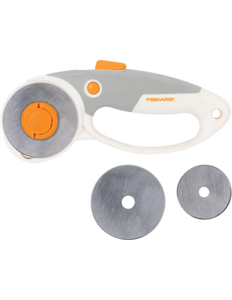 Fiskars 2-in-1 Rotary Cutter with 45 mm and 60 mm Blades