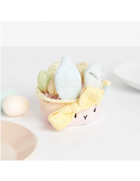 Crochet Kit - Pastel Easter Basket