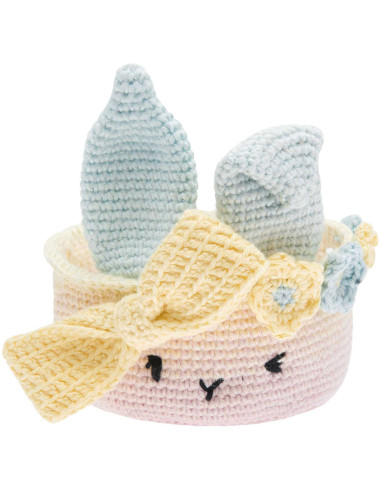 Crochet Kit - Pastel Easter Basket