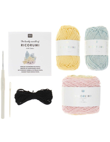 Crochet Kit - Pastel Easter Basket