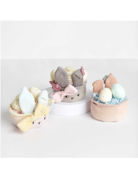 Crochet Kit - Pastel Easter Basket