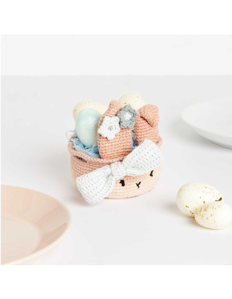 Crochet Kit - Beige Easter Basket