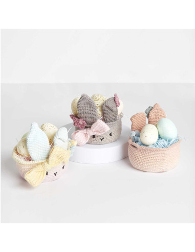 Crochet Kit - Beige Easter Basket