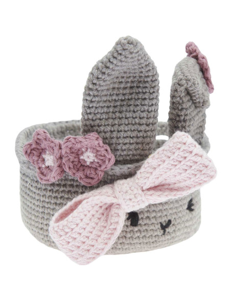 Crochet Kit - Gray Easter Basket