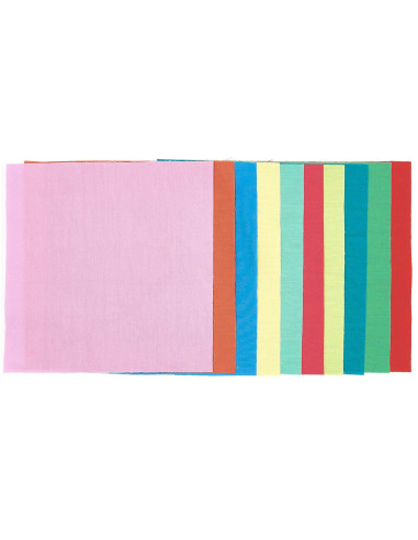 Set of 10 special embroidery fabric coupons - Bright