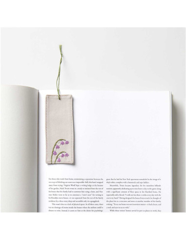 Set of 10 special embroidery fabric coupons - Pebble
