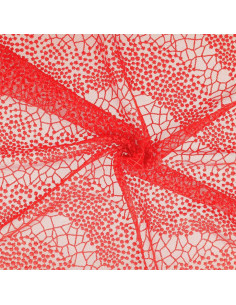 Mila lace fabric - Red