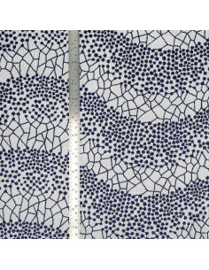 Mila lace fabric - Navy blue 2