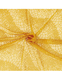 Mila lace fabric - Mustard yellow