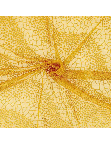 Mila lace fabric - Mustard yellow