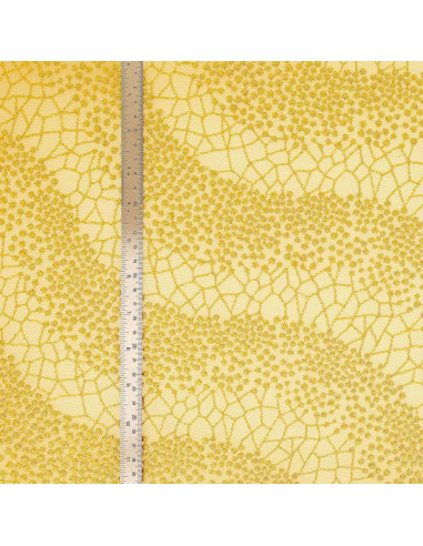 Mila lace fabric - Mustard yellow