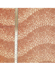 Mila lace fabric - Rust 2