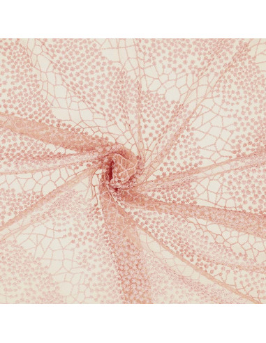 Mila lace fabric - Dark pink