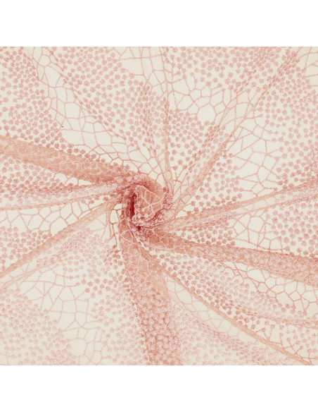 Mila lace fabric - Dark pink