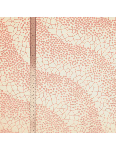 Mila lace fabric - Dark pink