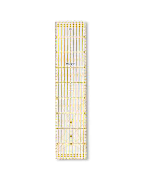 Omnigrid patchwork ruler angles 10 x 45 cm