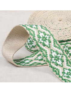 Ethnic strap - Bright green