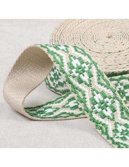 Ethnic strap - Bright green