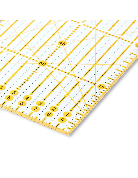 Omnigrid patchwork ruler angles 10 x 45 cm