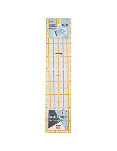 Omnigrid patchwork ruler angles 10 x 45 cm