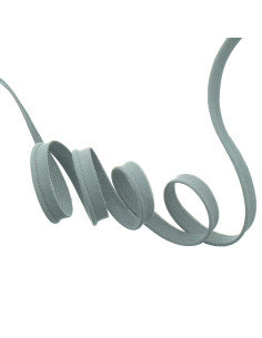 All-textile piping 10 mm - Medium gray