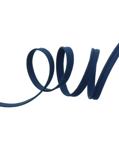 All-textile piping 10 mm - Navy blue