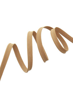 All-textile piping 10 mm - Beige