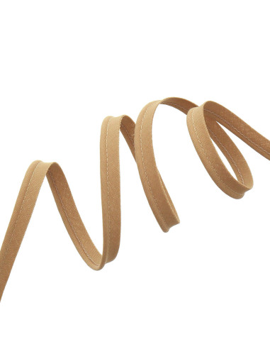 All-textile piping 10 mm - Beige