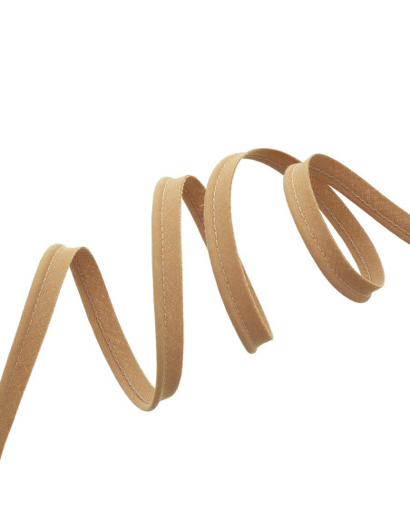 All-textile piping 10 mm - Beige
