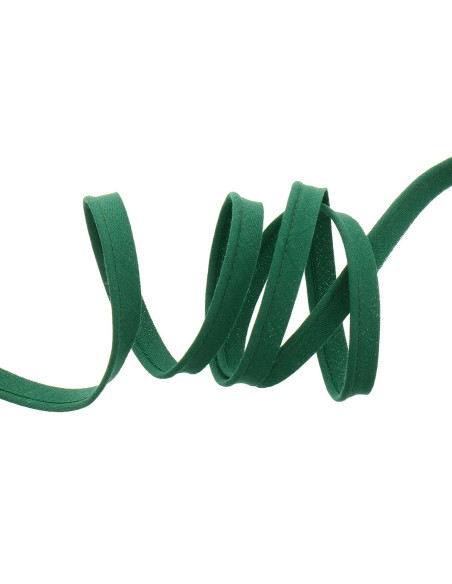 All-textile piping 10 mm - Fir green