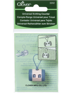 Clover universal row counter for knitting