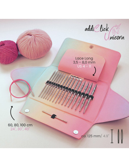 Addi Click Unicorn - Circular Knitting Needle Kit