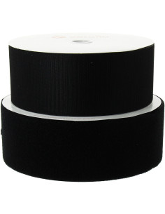 VELCRO® Brand black adhesive 100 mm wide roll of 25 meters