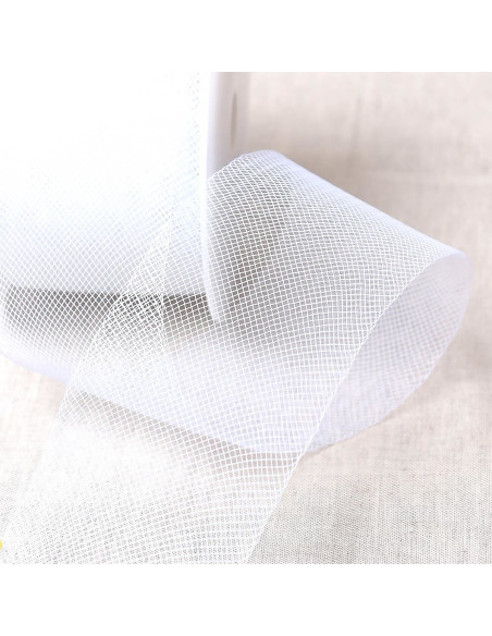 Crinoline braid horsehair - White
