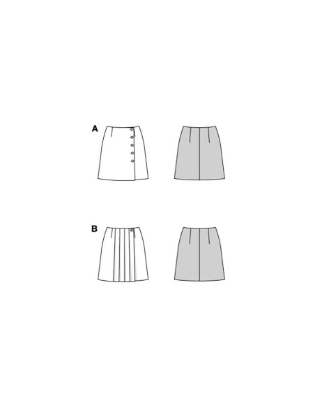 Skirt pattern - Burda 5781