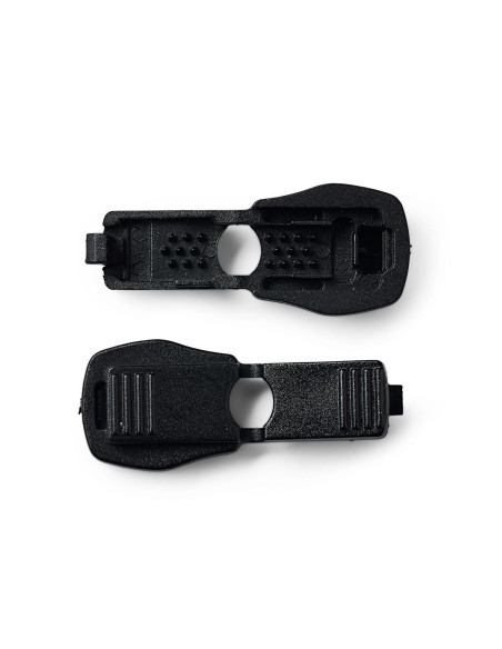 Set of 2 foldable cord ends - Black