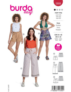 Pants pattern - Burda 5808